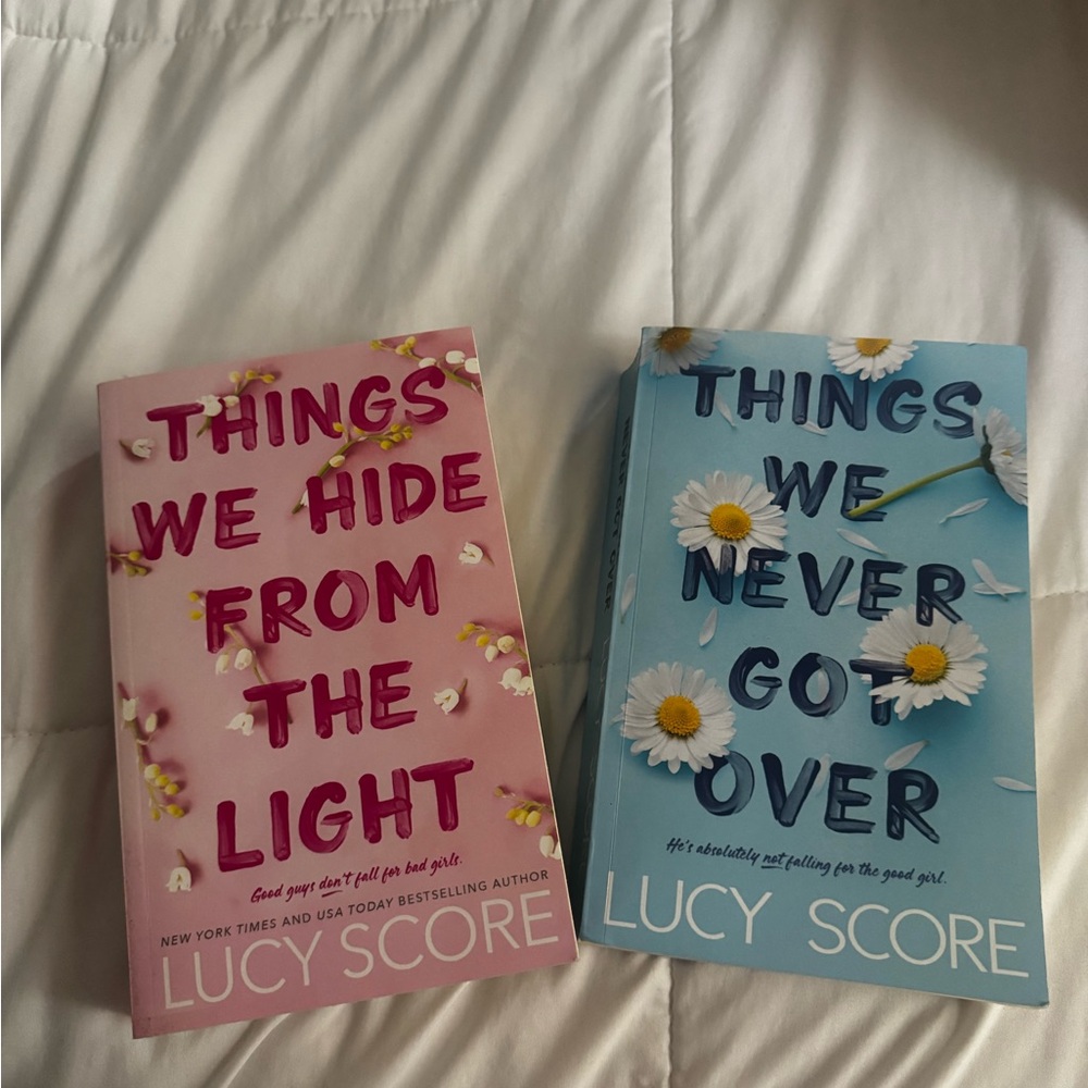 Lucy Score Book Set - Things We Never Got Over/ Things We Hide From The Light